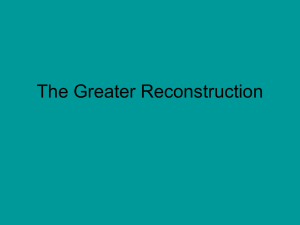 The Greater Reconstruction