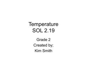 Temperature SOL 2.19