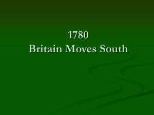 1780 - The South Powerpoint - Mr. Cvelbar`s US History Page