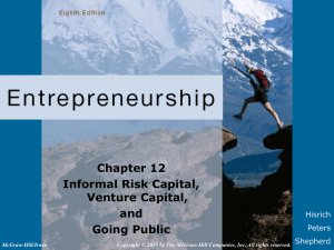 [08]. Informal Risk Capital, Venture Capital and Going Public