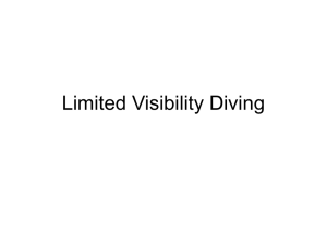 Limited Visibility Diving