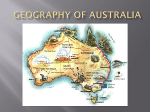 Geography of Australia PowerPoint