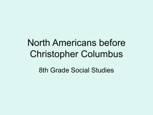 North Americans before Christopher Columbus