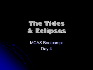 The Tides & Eclipses