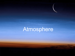 11.1 Atmosphere