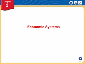 Chapter 2: Economic Systems