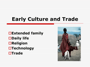 Cornell Notes: Early West African Trade and Culture