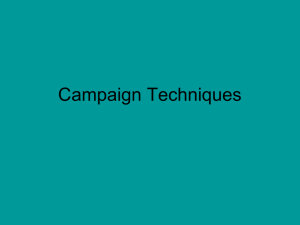 Campaign Techniques