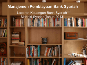 Lap. Keuangan Bank Syariah Mandiri Tahun 2013