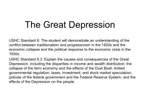 The Great Depression Cause