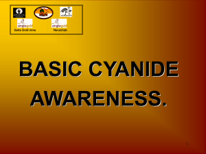Basic Cyanide Awareness