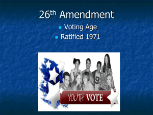 26th Amendment