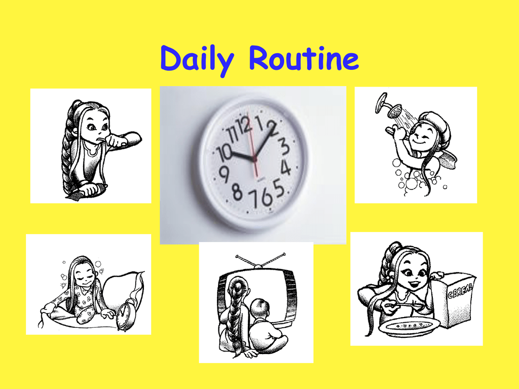 Time she to get up. Daily Routine картинки. Проект my Daily Routine. Картинки на тему Daily Routine. My Daily Routine презентация.