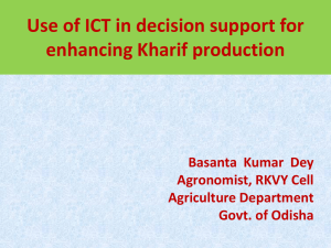 Orissa - Department of Agriculture & Co