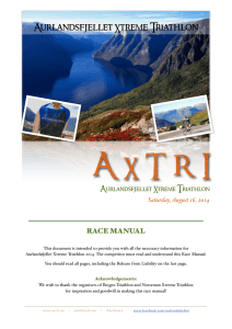 AXTRI Race manual 2014