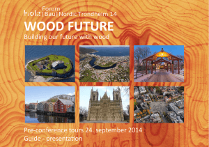 WOOD FUTURE - Building our Future with Wood