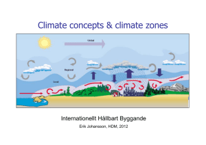Cli t t & li t Climate concepts & climate zones