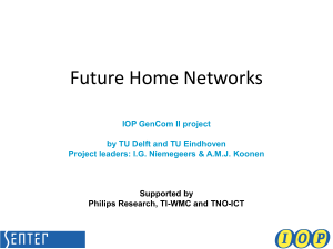 Future Home Networks