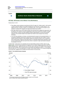 Goldman Sachs Global Macro Research