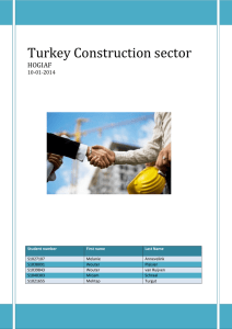 Turkey Construction sector