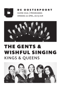 Programma The Gents en Wishful Singing.indd