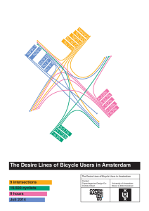 The Desire Lines of Bicycle Users in Amsterdam