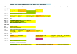 Voor- en naprogramma YF2015 - Yoga Festival Terschelling