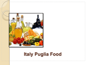 Italy Puglia Food - Flavours of Puglia