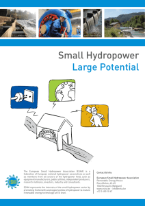 Small Hydropower Large Potential