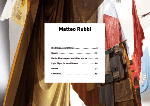 Works .PDF - Matteo Rubbi