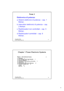 Parte 3 Elettronica di potenza: a.Sistemi elettronici