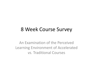 8 Week Course Survey