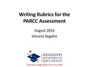 PARCC Writing Rubrics