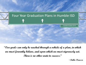 4 Year Graduation Plan Powerpoint