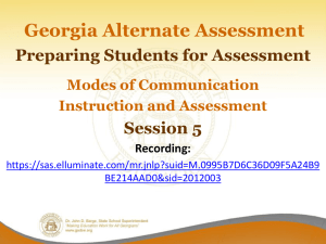 Session 5 - Georgia Department of Education