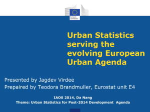 European Urban Statistics