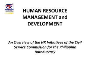 Human Resource Management and Development - Director