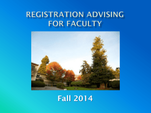 Registration Advising PPT - Humboldt State University