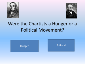 Were the Chartists a Hunger or a Political Movement?