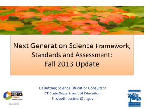 Liz Buttner`s Presentation on State Standards