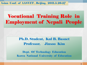 accreditation of technical education and vocational training in