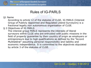 Rules of IG-PARLS