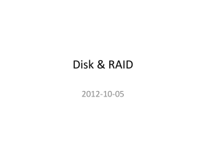 Disk & RAID