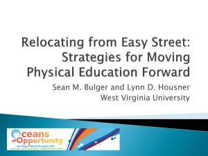 Relocating from Easy Street: Strategies for Moving Physical