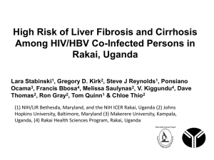 HIV-accelerated Liver Disease in persons of African