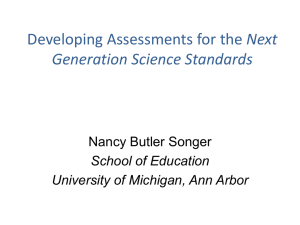 Developing Assessments for the Next Generation Science Standards