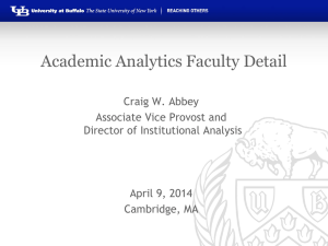 Academic Analytics Faculty Detail