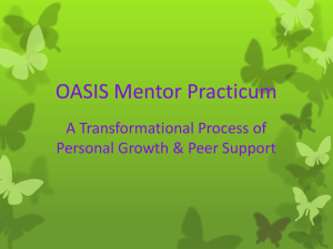 OASIS Mentor Practicum