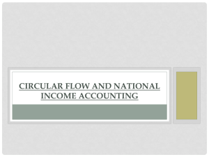 Circular Flow and National Income Accounting