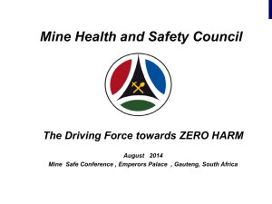 Mine Safe Presentation 2014 for MHSC